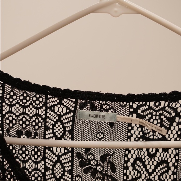 Urban Outfitters Kimchi Blue Black Lace Top - Picture 3 of 3